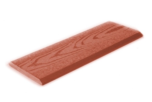 Торцевая планка Grand Line 118х11 мм Терракот 3м