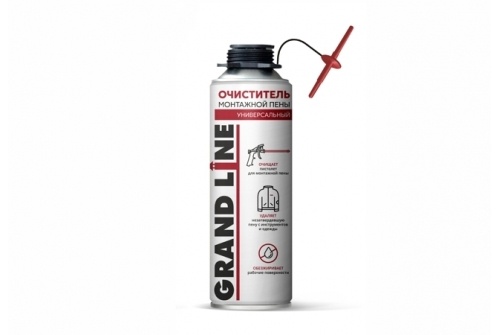 Очиститель монтажной пены Grand Line, 250мл, 360г