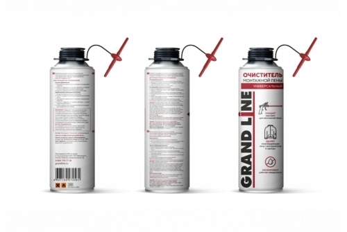 Очиститель монтажной пены Grand Line, 250мл, 360г