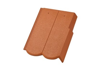 Боковая черепица 3/4 ревива красный правая