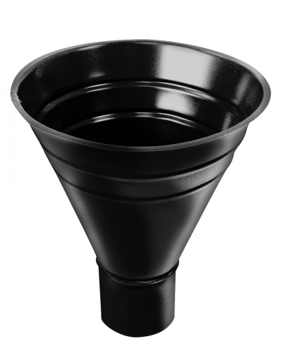 Воронка водосборная, 250/90 мм RAL 9005 черный