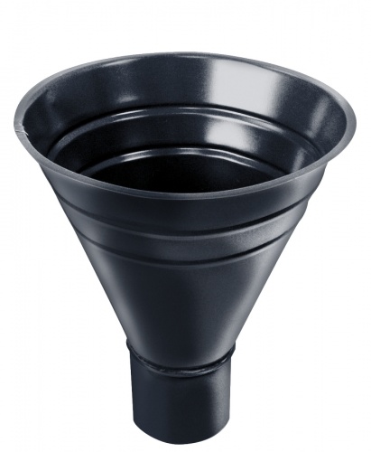 Воронка водосборная, 250/90 мм RAL 7024 мокрый асфальт