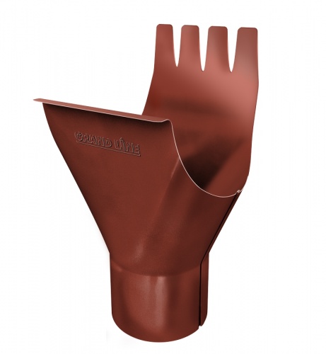 Воронка 125/90 мм RAL 8004 терракота