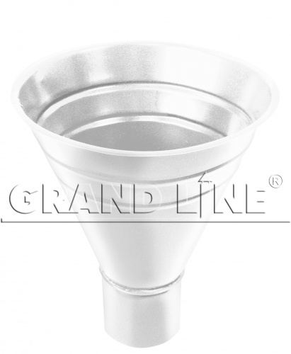 Воронка водосборная, 300/100 мм RAL 9003 сигнальный белый