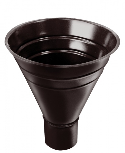 Воронка водосборная, 250/90 мм RAL 8017 шоколад