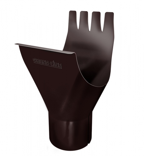 Воронка 125/90 мм RAL 8017 шоколад