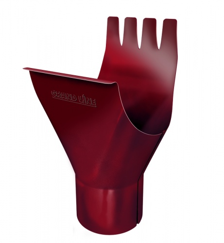 Воронка 125/90 мм RAL 3005 красное вино