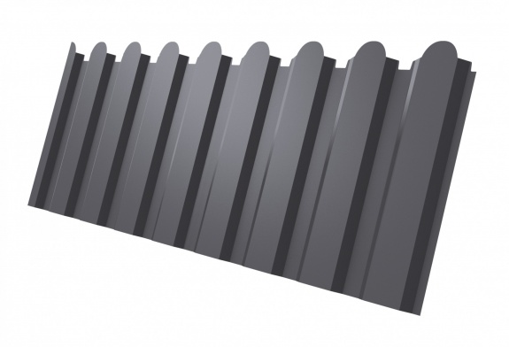 Профнастил С20А фигурный 0,45 PE RAL 7004