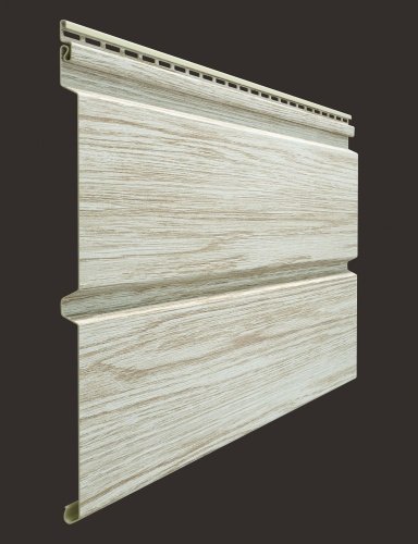 Сайдинг виниловый, под дерево, Docke Lux, Брус D6S, Орех