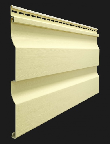 Сайдинг виниловый, Docke Premium, Корабельный брус PASTEL D4,5D, Лимон