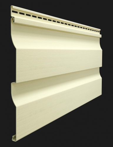 Сайдинг виниловый, Docke Premium, Корабельный брус PASTEL D4,5D, Банан