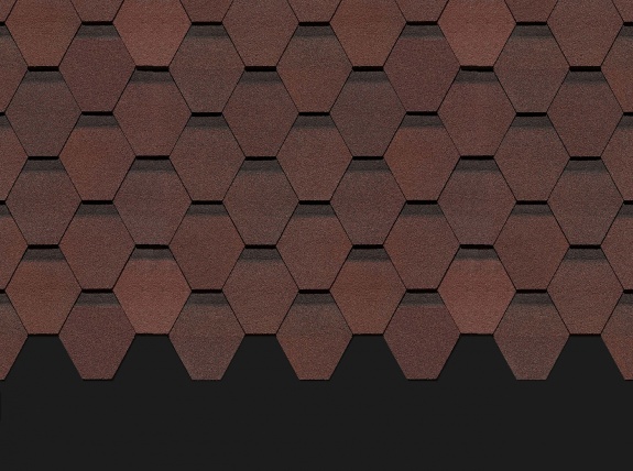 Гибкая черепица Docke Кёльн Зрелый каштан