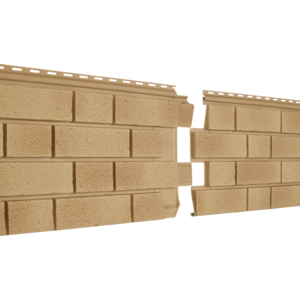 Фасадная панель Ю-Пласт Стоун Хаус S-Lock Клинкер Балтик Светлая медь