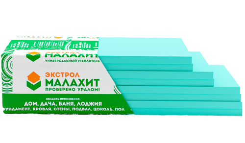 Экструд. пенополистирол Экстрол Малахит (1180х580х20мм) 20 шт/уп