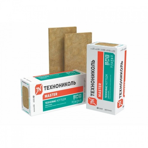 Утеплитель ТехноНИКОЛЬ Технофас Коттедж 105 кг/м³ 36λ (1200х600х100 мм) 3 шт/уп