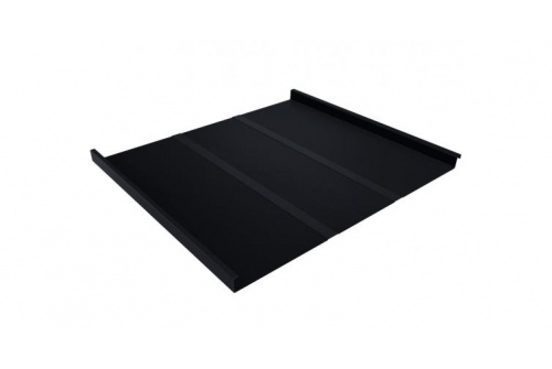 Фальц двойной стоячий Line Grand Line 0,5 GreenCoat Pural BT, matt  RAL 9005 