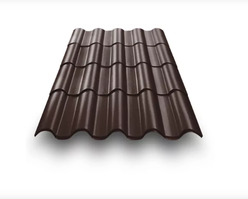 Металлочерепица Андалузия ПЭ 0,45 RAL8017 шоколад