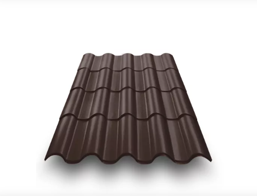 Металлочерепица Андалузия Vimatt (Виматт) 0,45 RAL8017 шоколад