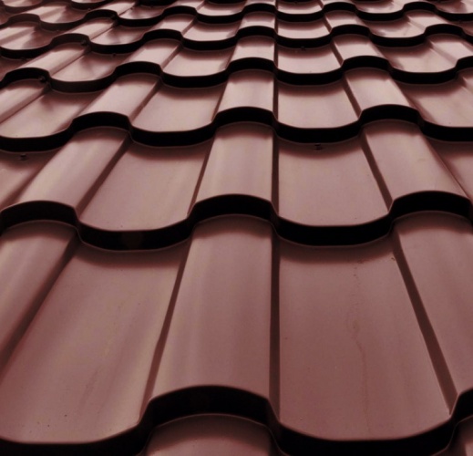 Металлочерепица «Сицилия» 0,5 RAL 8017