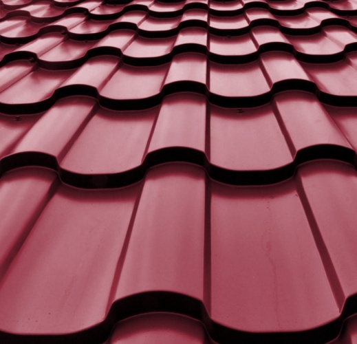 Металлочерепица «Сицилия» 0,45 RAL 3005