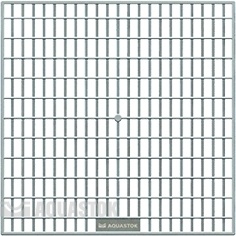 Решетка пластиковая для дождеприемника 300х300, класс нагрузки А15 Aquastok (32851)