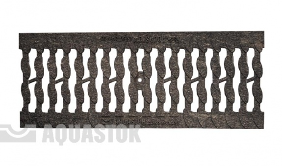 Решетка чугунная PROFI DN100 E400 «Косичка»