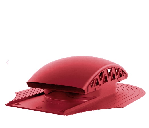 Вентилятор подкровельного  пространства для мягкой кровли при  монтаже. Черепаха3005