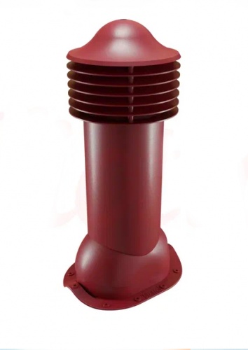Труба вентиляционная для  металлочерепицы утепленная Ral 3005 красный