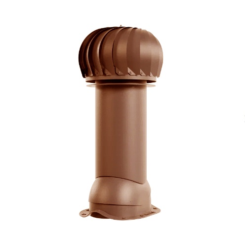 Роторная вентиляция для металлочерепицы d150мм, h-650мм RAL 8017