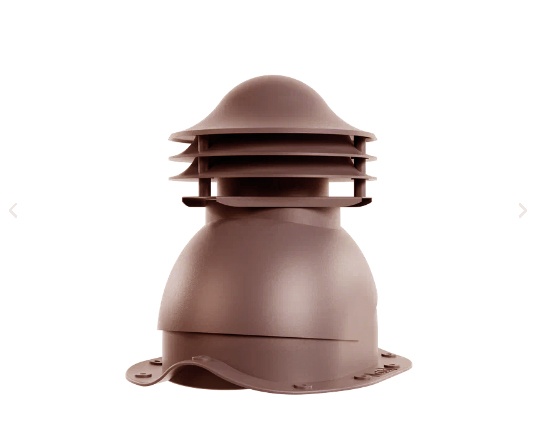 Универсальный выход вентиляции  для металлочерепицы RAL 8017