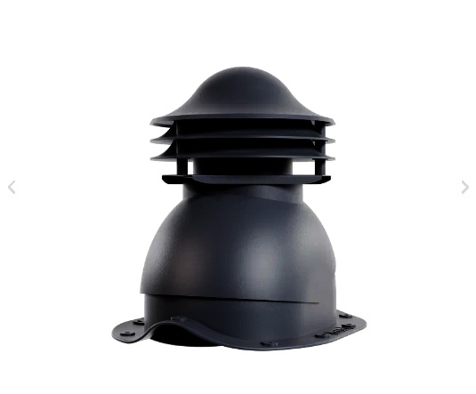 Универсальный выход вентиляции  для металлочерепицы RAL 9005