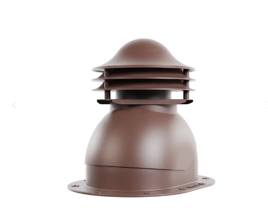 Универсальный выход вентиляции  для готовой мягкой и фальцевой  кровли RAL8012