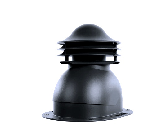 Универсальный выход вентиляции  для готовой мягкой и фальцевой  кровли RAL 9005