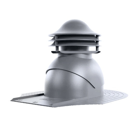 Универсальный выход вентиляции для готовой мягкой и фальцевой кровли RAL 7024