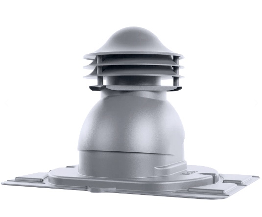 Универсальный выход вентиляции с универсальным проходным элементом RAL 7024