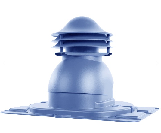 Универсальный выход вентиляции с универсальным проходным элементом RAL 5005
