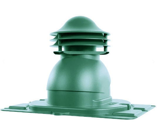 Универсальный выход вентиляции с универсальным проходным элементом RAL 6005