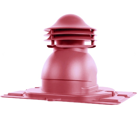  Универсальный выход вентиляции с  универсальным проходным  элементом RAL 3005