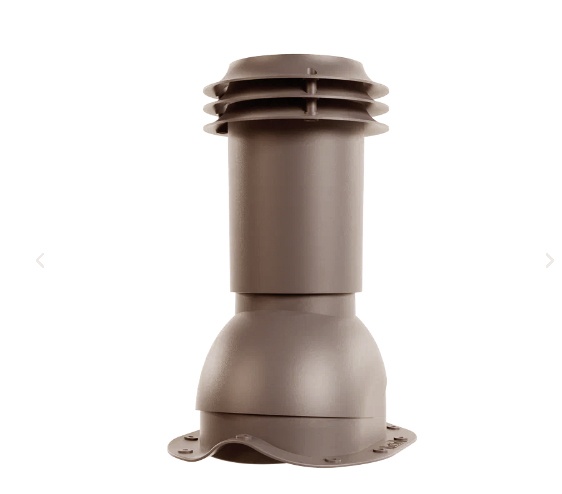 Выход вентиляции канализации для металлочерепицы RAL 8019