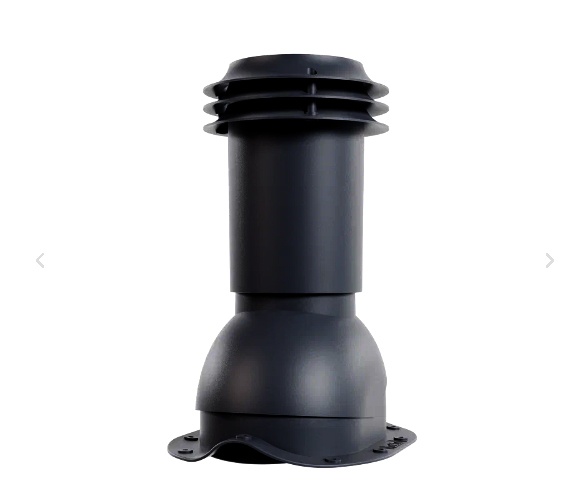 Выход вентиляции канализации для металлочерепицы RAL 9005