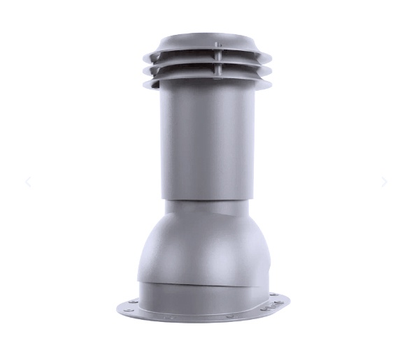 Выход вентиляции канализации для готовой мягкой и фальцевой кровли RAL 7024