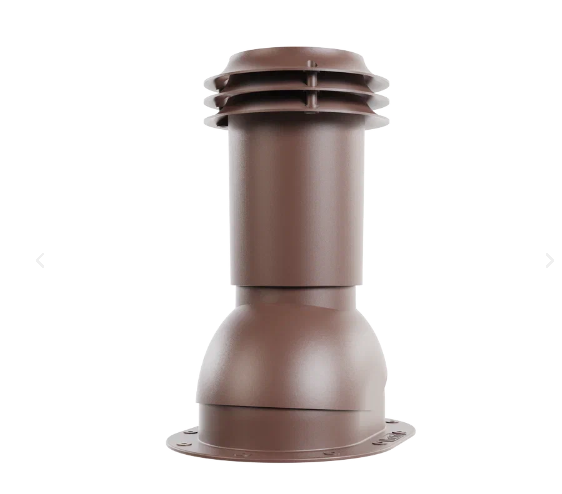 Выход вентиляции канализации для  готовой мягкой и фальцевой кровли  RAL 8017