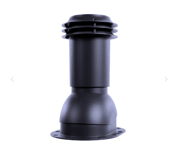 Выход вентиляции канализации для готовой мягкой и фальцевой кровли RAL 9005