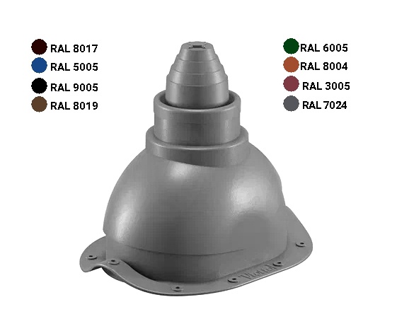 Антенный выход для  металлочерепицы