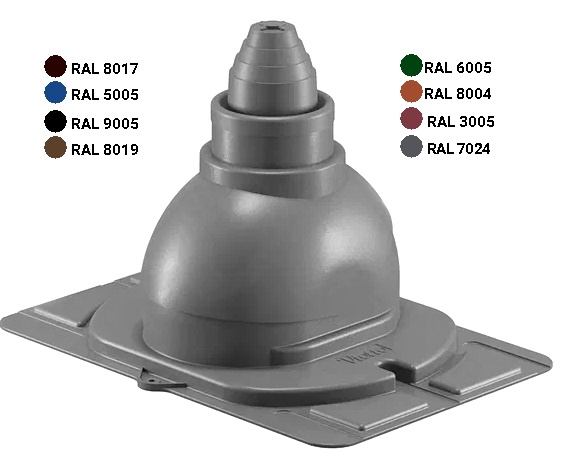 Антенный выход с универсальным проходным элементом