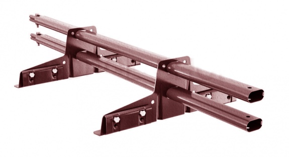 Снегозадержатель трубчатый BORGE для фальцевой  кровли 3 м RAL3011