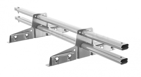 Снегозадержатель трубчатый BORGE для фальцевой  кровли 3 м RAL3011