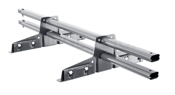 Снегозадержатель трубчатый BORGE для фальцевой  кровли 3 м RAL3011