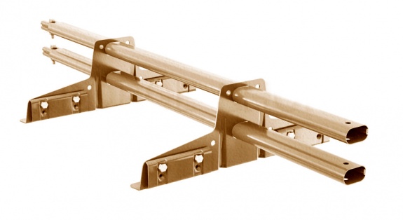 Снегозадержатель трубчатый BORGE для фальцевой  кровли 3 м RAL3011