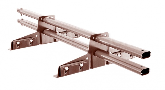 Снегозадержатель трубчатый BORGE для фальцевой  кровли 3 м RAL3011